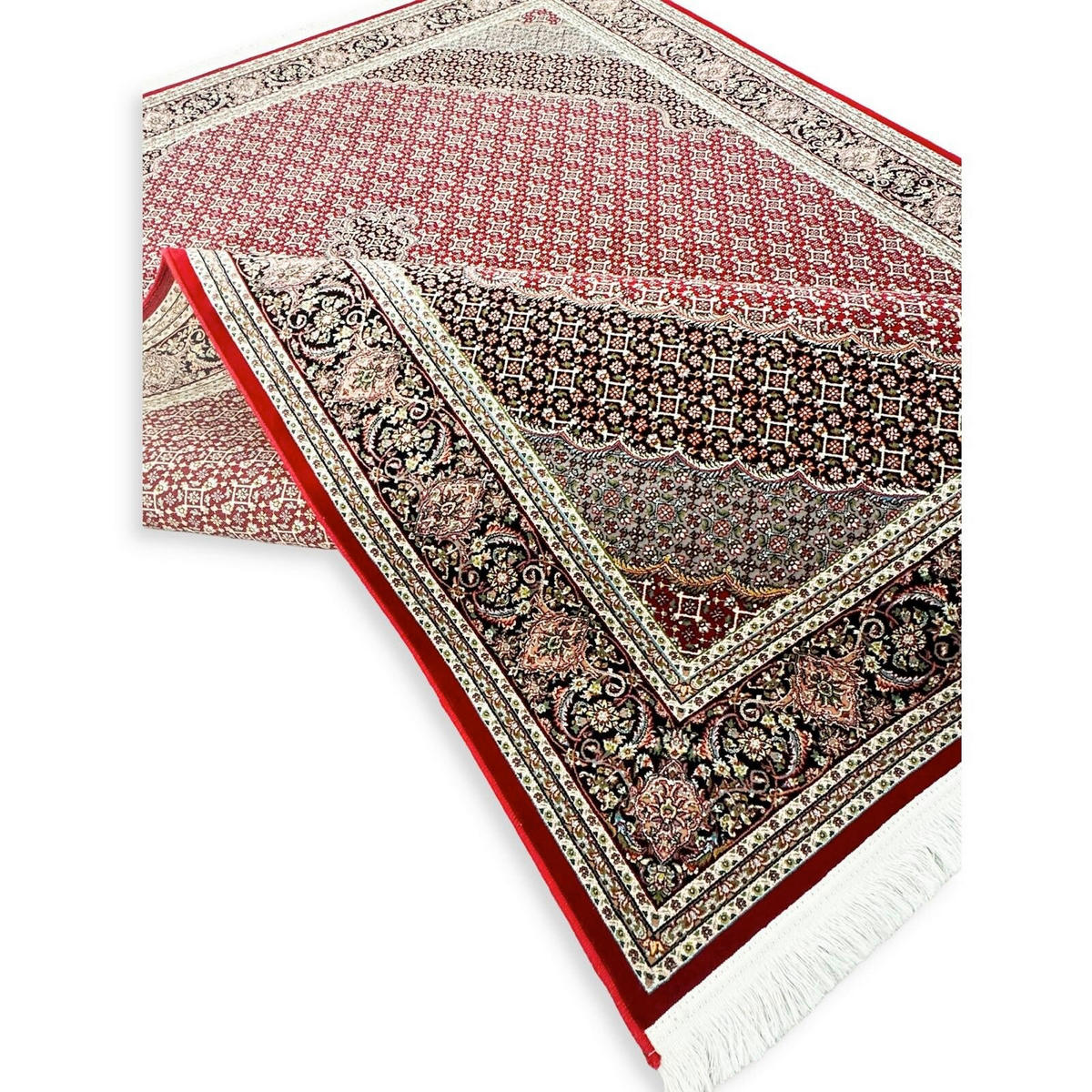 WEBTEPPICH 140/190 cm Rot  - Rot, Basics, Kunststoff/Textil (140/190cm) - Novel