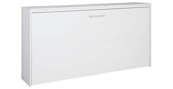 KLAPPBETT 90/200 cm Weiß  - Dunkelgrau/Weiß, Design, Holz/Metall (90/200cm) - Xora