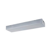 SCHIENENSYSTEM-EINSPEISER Linion 36,5/10/4 cm  - Chromfarben, Basics, Kunststoff (36,5/10/4cm) - Paulmann