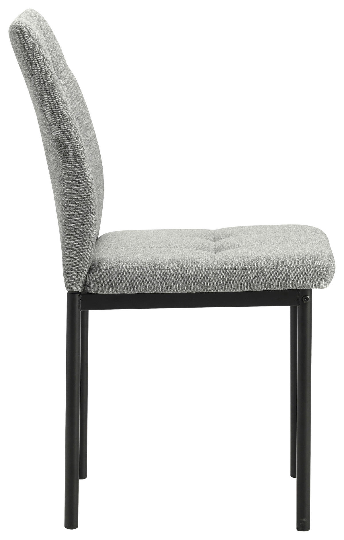 ŽIDLE, šedá - šedá/černá, Moderní, kov/textil (44/90/56cm) - Carryhome