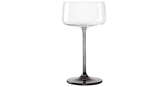 COCKTAILGLAS  - Klar/Grau, KONVENTIONELL, Glas (0,22l) - Novel