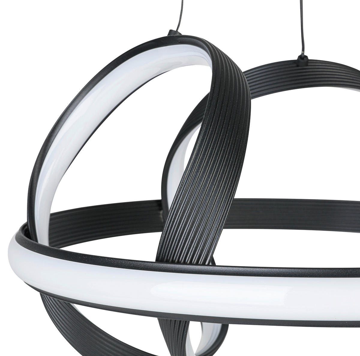 HÄNGELEUCHTE 41,5/120 cm   - Schwarz, Trend, Kunststoff/Metall (41,5/120cm) - Collet's Monde