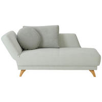 LIEGE in Flachgewebe Mintgrün  - Eichefarben/Mintgrün, Design, Holz/Textil (205/74/94cm) - Bali