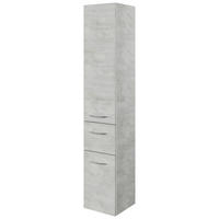 HOCHSCHRANK 30/168/33 cm  - Chromfarben/Grau, KONVENTIONELL, Glas/Holzwerkstoff (30/168/33cm) - Pelipal