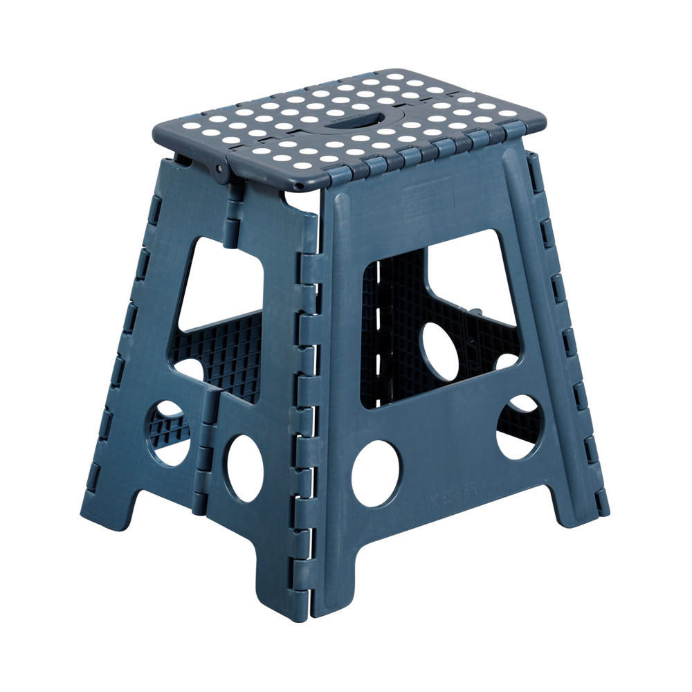 HOCKER in Kunststoff Dunkelblau  - Dunkelblau, Basics, Kunststoff (38/32/39cm) - Kesper