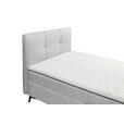 BOXBETT 120/200 cm  in Hellgrau  - Hellgrau, Basics, Holzwerkstoff/Textil (120/200cm) - Xora