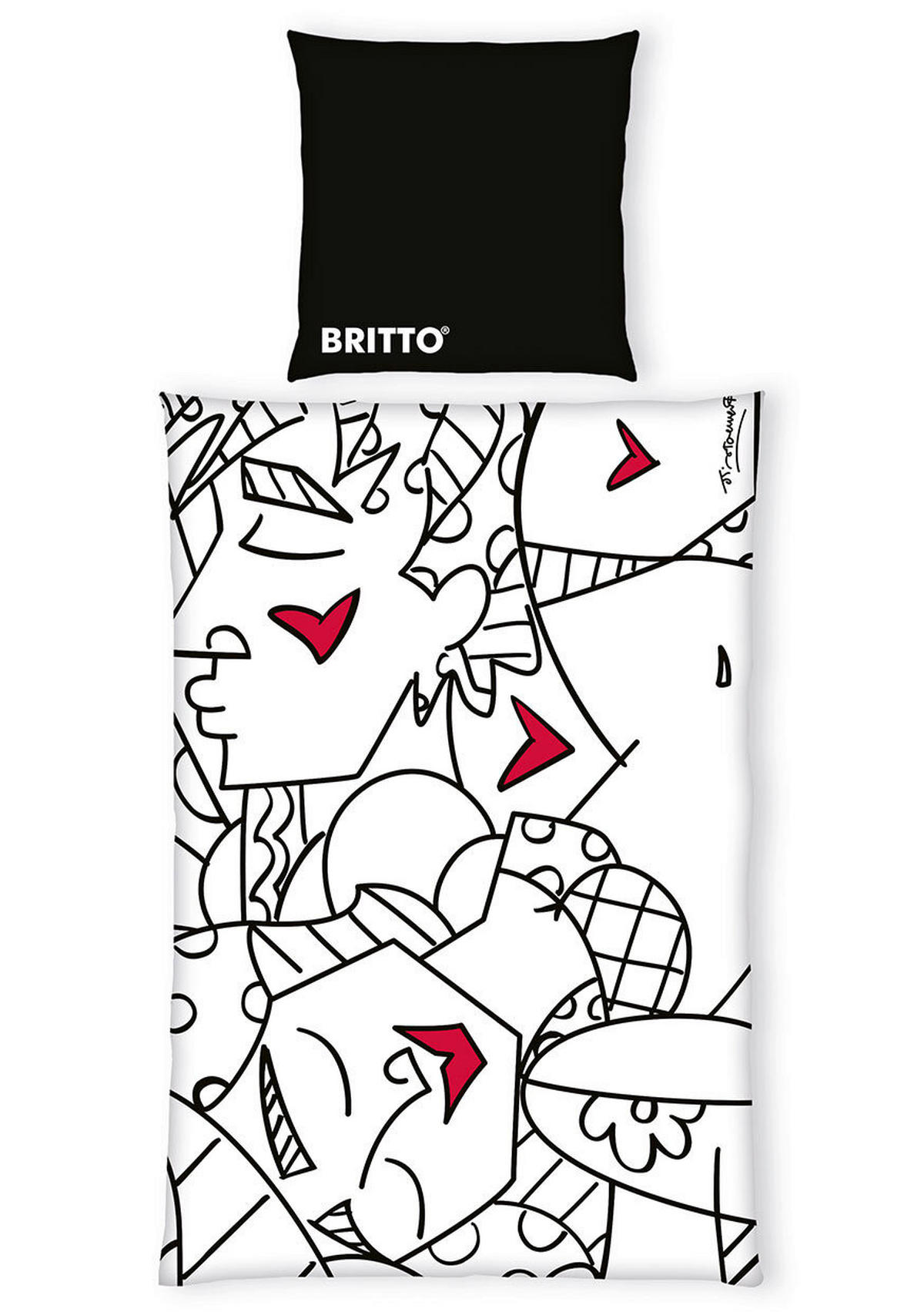 OBOUSTRANNÉ POVLEČENÍ, renforcé, vícebarevná, 135/200 cm - vícebarevná, Basics, textil/přírodní materiály (135/200cm) - BRITTO