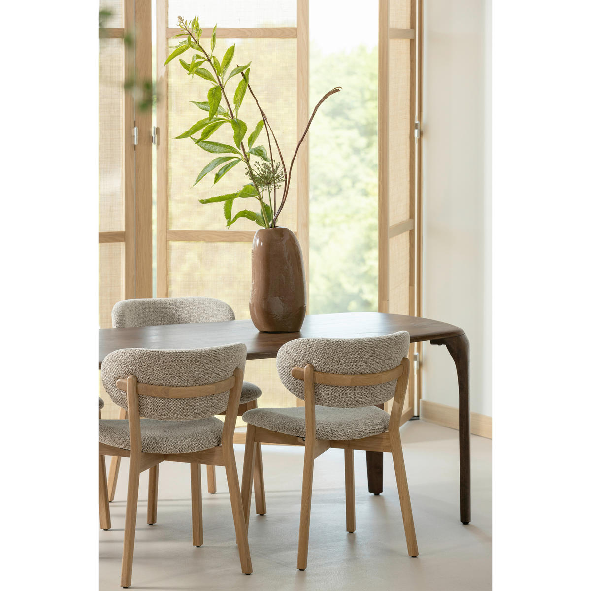 ESSTISCH in Holz 230/95/76 cm   - Dunkelbraun, MODERN, Holz (230/95/76cm) - Livetastic