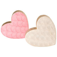 DEKOHERZ - Rosa/Weiß, LIFESTYLE, Holz (15/3,5cm)
