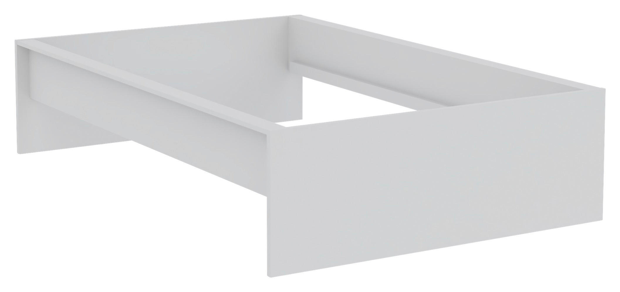 RÁM POSTELE, 120/200 cm - bílá, Konvenční, kompozitní dřevo (120/200cm) - Hom`in