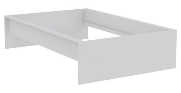 BETTRAHMEN 120/200 cm in Weiß - Weiß, KONVENTIONELL, Holzwerkstoff (120/200cm) - Hom`in