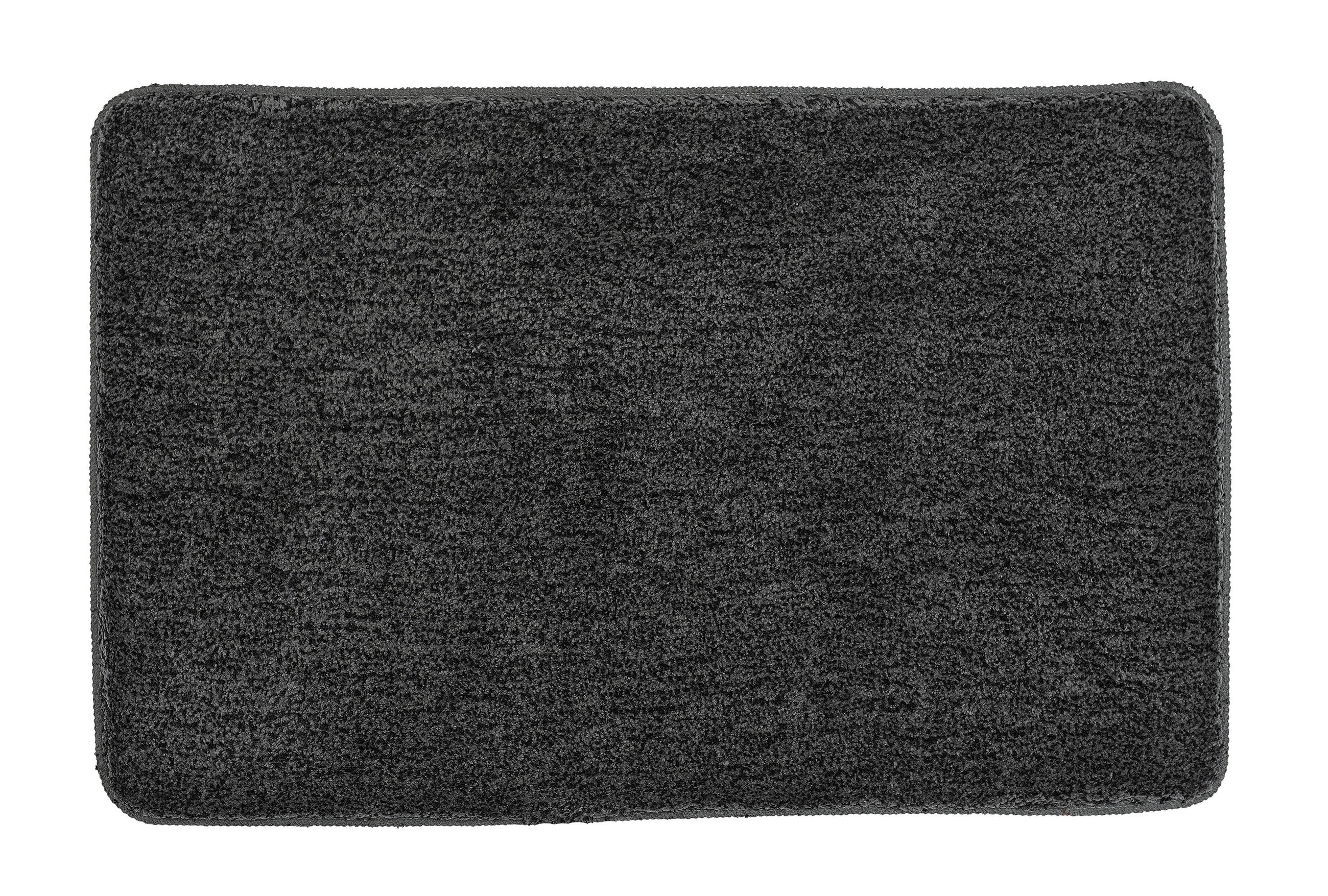 BADTEPPICH Schieferfarben 60/90 cm  - Schieferfarben, Basics, Kunststoff/Textil (60/90cm) - Kleine Wolke