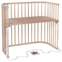 BEISTELLBETT 110/62/96,50 cm  - Naturfarben, Basics, Holz (110/62/96,50cm) - Babybay