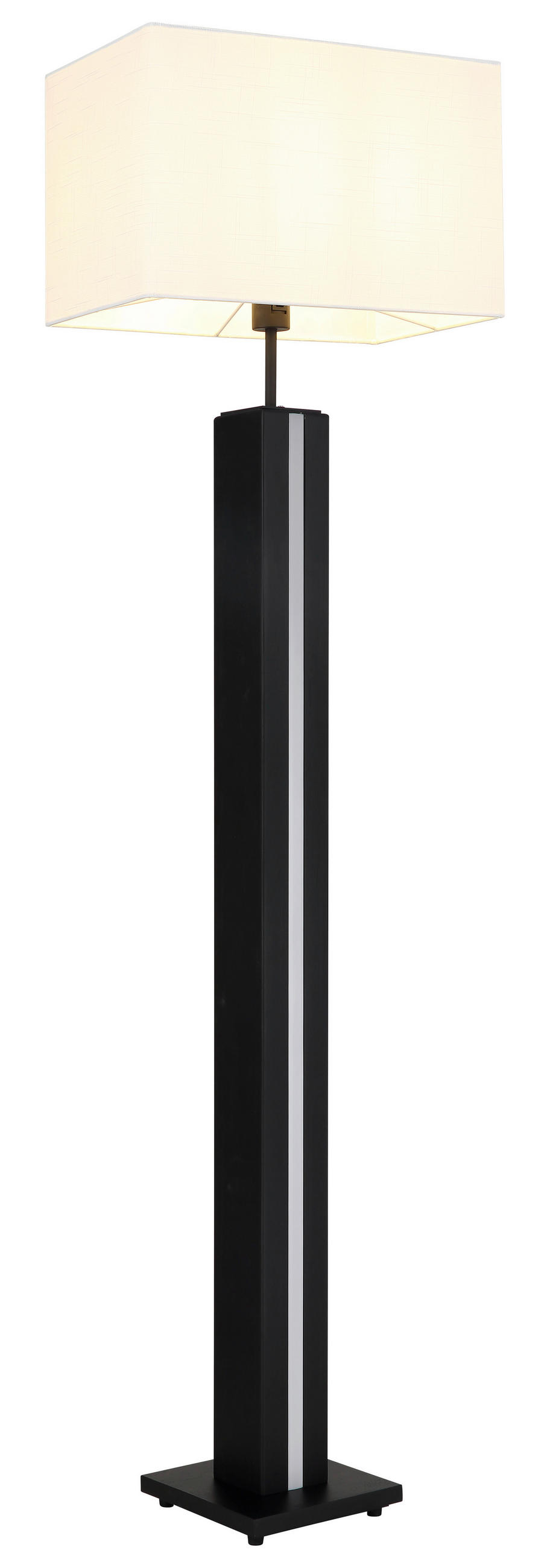 LED-STEHLEUCHTE Forest 40/27/150 cm  - Dunkelbraun/Schwarz, Design, Holzwerkstoff/Kunststoff (40/27/150cm) - Globo