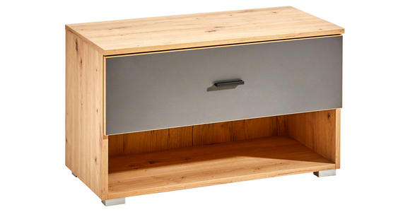 GARDEROBE 4-teilig in 165/198/38 cm - Anthrazit/Eiche Artisan, KONVENTIONELL, Holzwerkstoff (165/198/38cm) - Carryhome