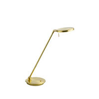 LED-BORDSLAMPA   - vit/mässingsfärgad, Klassisk, metall/plast (49cm)