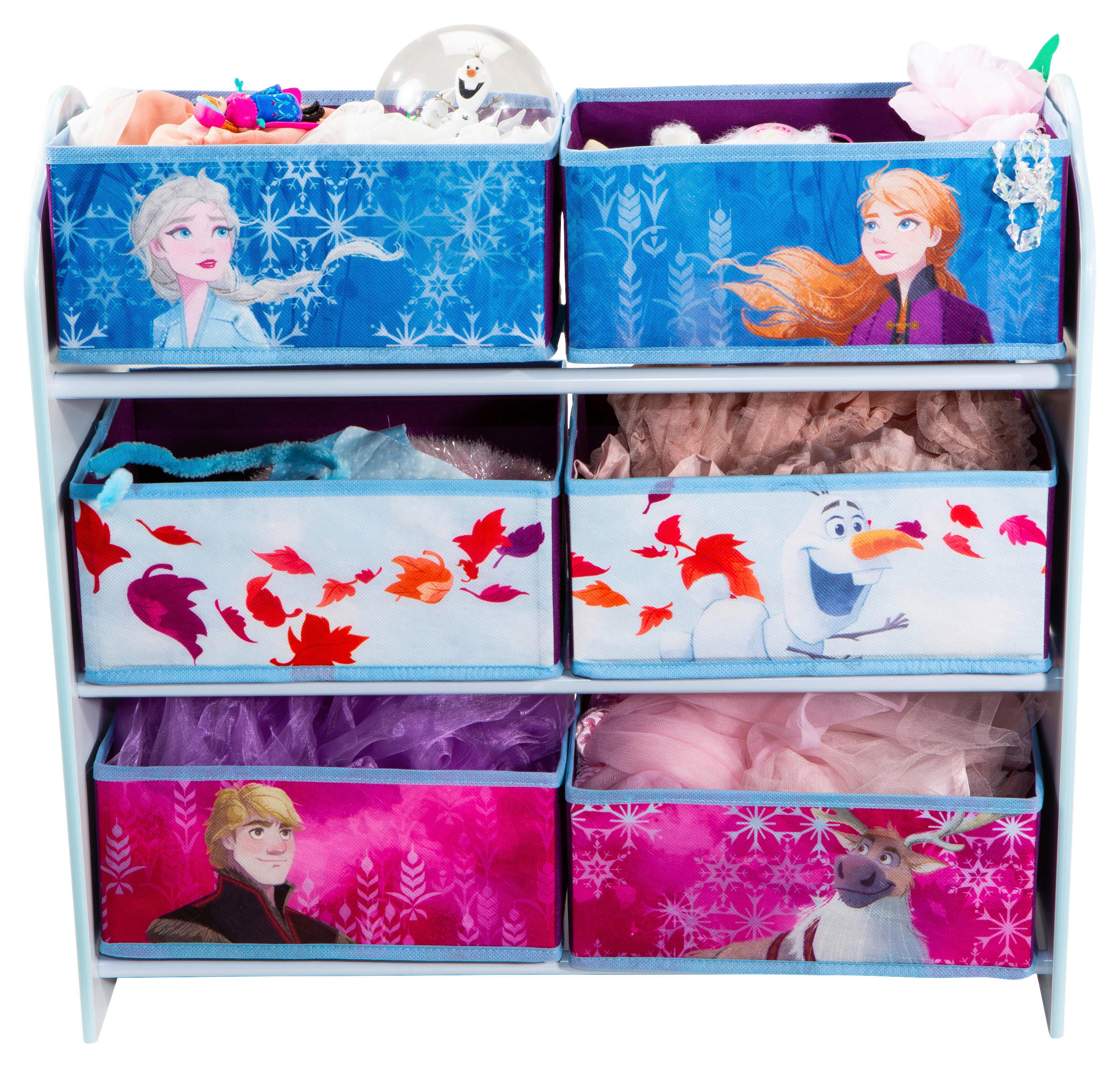 KINDERREGAL Frozen Multicolor - Multicolor, MODERN, Textil/Metall (63,5/60/30cm) - Disney