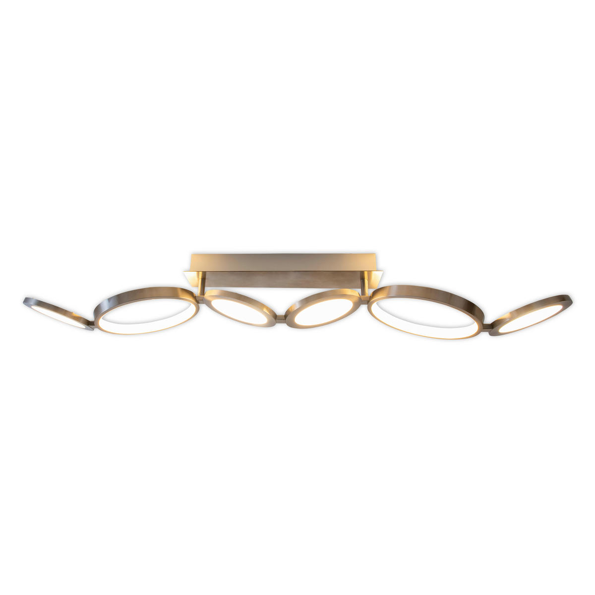 LED-DECKENLEUCHTE 100 cm   - Silberfarben, Design, Kunststoff/Metall (100cm) - Näve