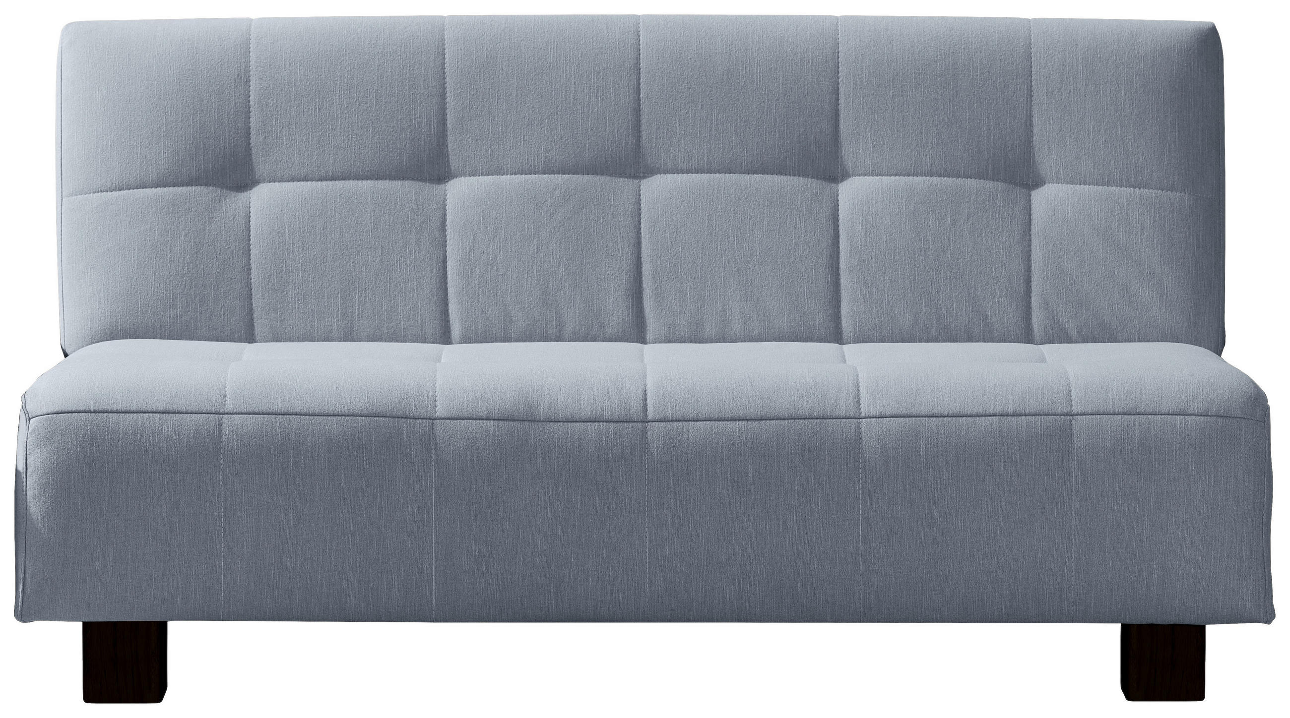 SCHLAFSOFA Hellblau  - Schwarz/Hellblau, Design, Textil/Metall (165/92/102cm) - Novel
