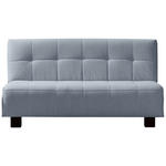 SCHLAFSOFA Juice in Hellblau  - Schwarz/Hellblau, Design, Textil/Metall (165/92/102cm) - Novel