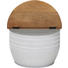 COUCHTISCH Mangoholz massiv rund Naturfarben, Weiß - Naturfarben/Weiß, Trend, Holz/Metall (58/58/40cm) - Carryhome COUCHTISCH Mangoholz massiv rund Naturfarben, Weiß - Naturfarben/Weiß, Trend, Holz/Metall (58/58/40cm) - Carryhome