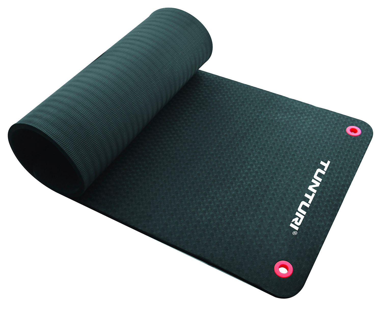 FITNESSMATTE - Schwarz, KONVENTIONELL, Kunststoff (140/60/1,5cm)