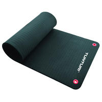 FITNESSMATTE - Schwarz, KONVENTIONELL, Kunststoff (140/60/1,5cm)
