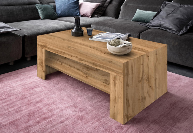 KLUB STOČIĆ 100/43/53,2 cm  boja hrasta  - boja hrasta, Moderno (100/43/53,2cm) - Carryhome