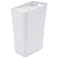 ABFALLEIMER Kunststoff   - Weiss/Grau, Konventionell, Kunststoff (25/55/37cm) - Curver