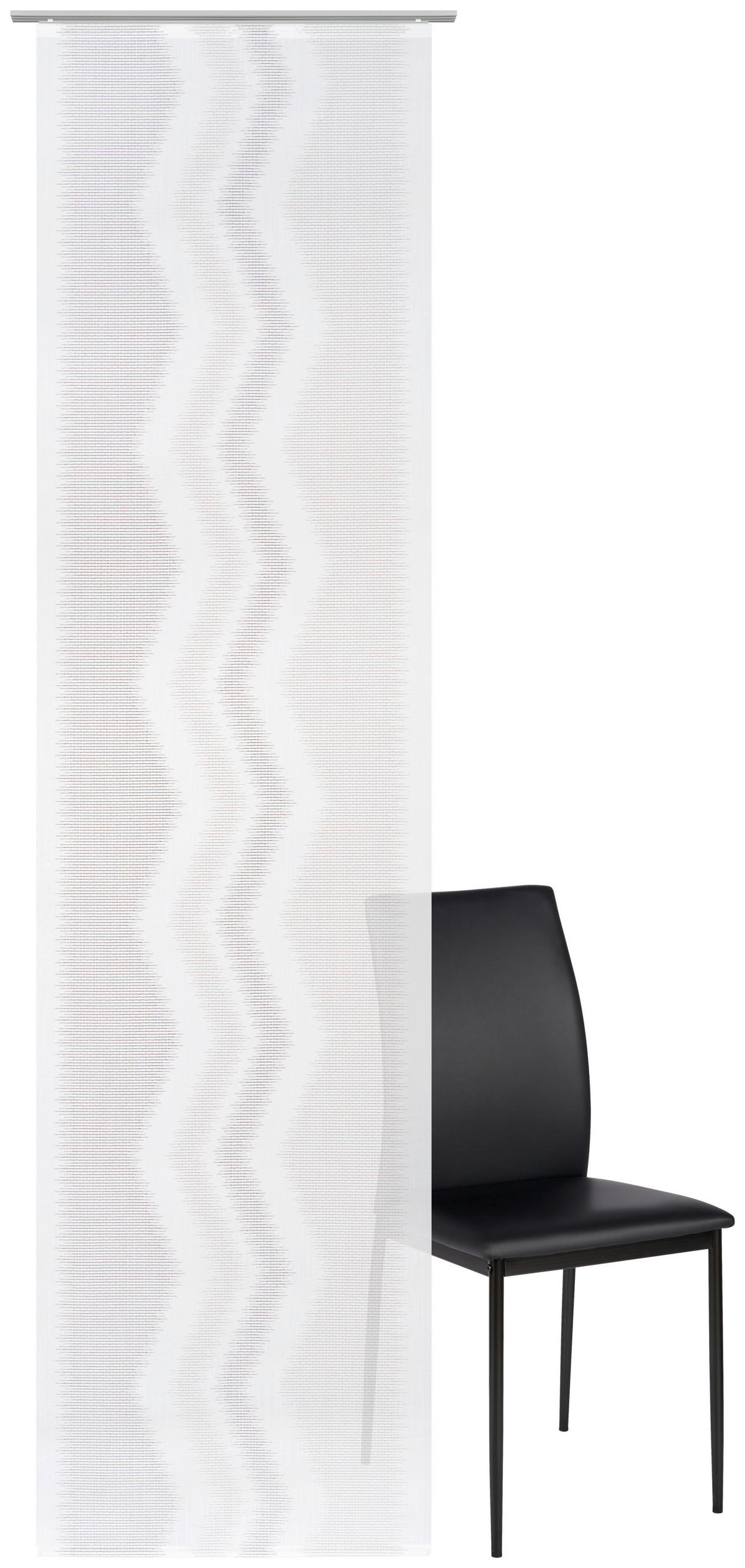 FLÄCHENVORHANG   halbtransparent  60/245 cm   - Braun, Design, Textil (60/245cm) - Novel