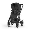 KINDERWAGEN  Talos S Lux  Moon Black  - Schwarz, Basics, Kunststoff/Metall (91/60,5/110cm) - cybex GOLD