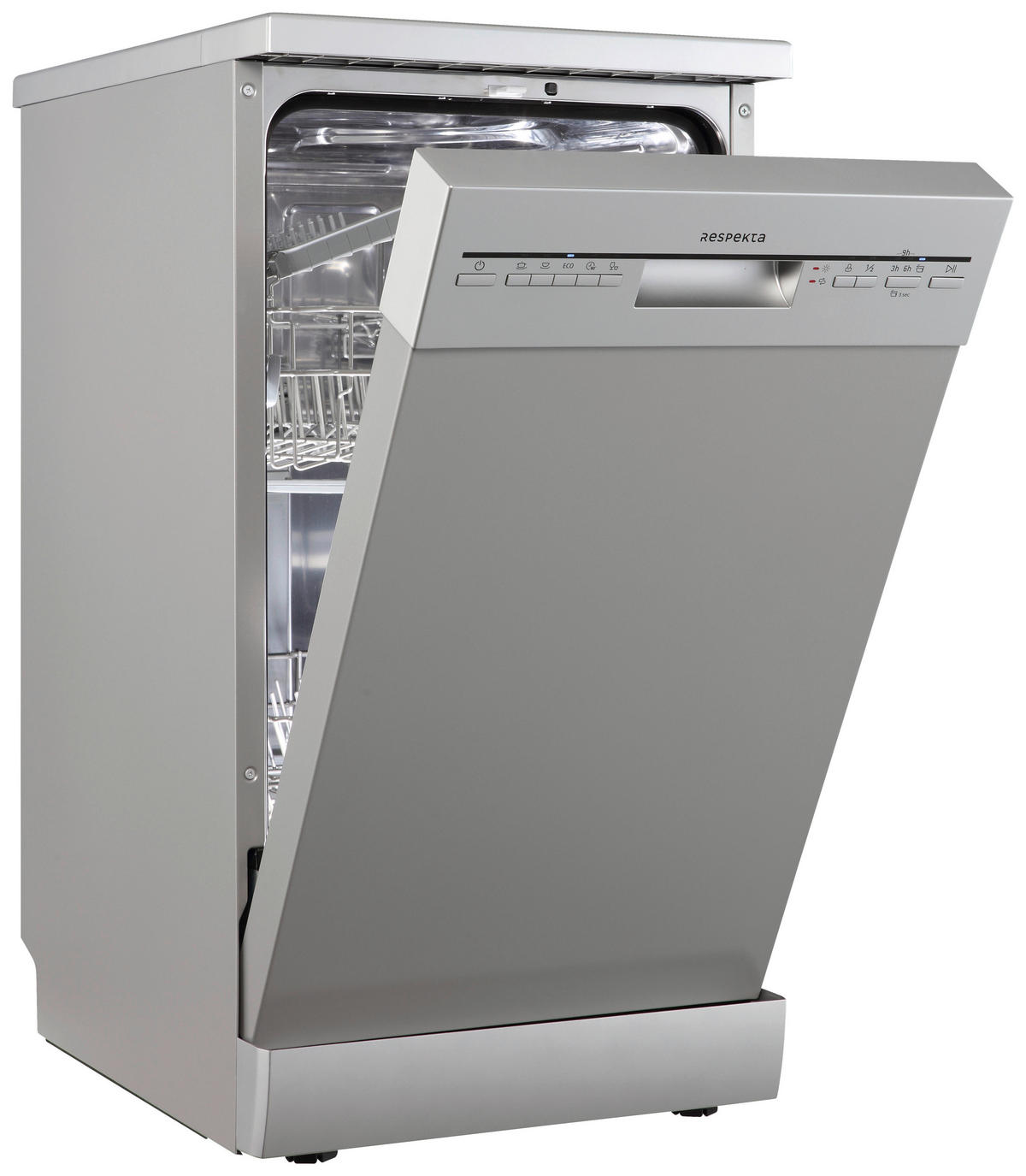GESCHIRRSPÜLER GSPS45SI-12  - Silberfarben, Basics, Kunststoff/Metall (44,8/84,5/60cm) - Respekta