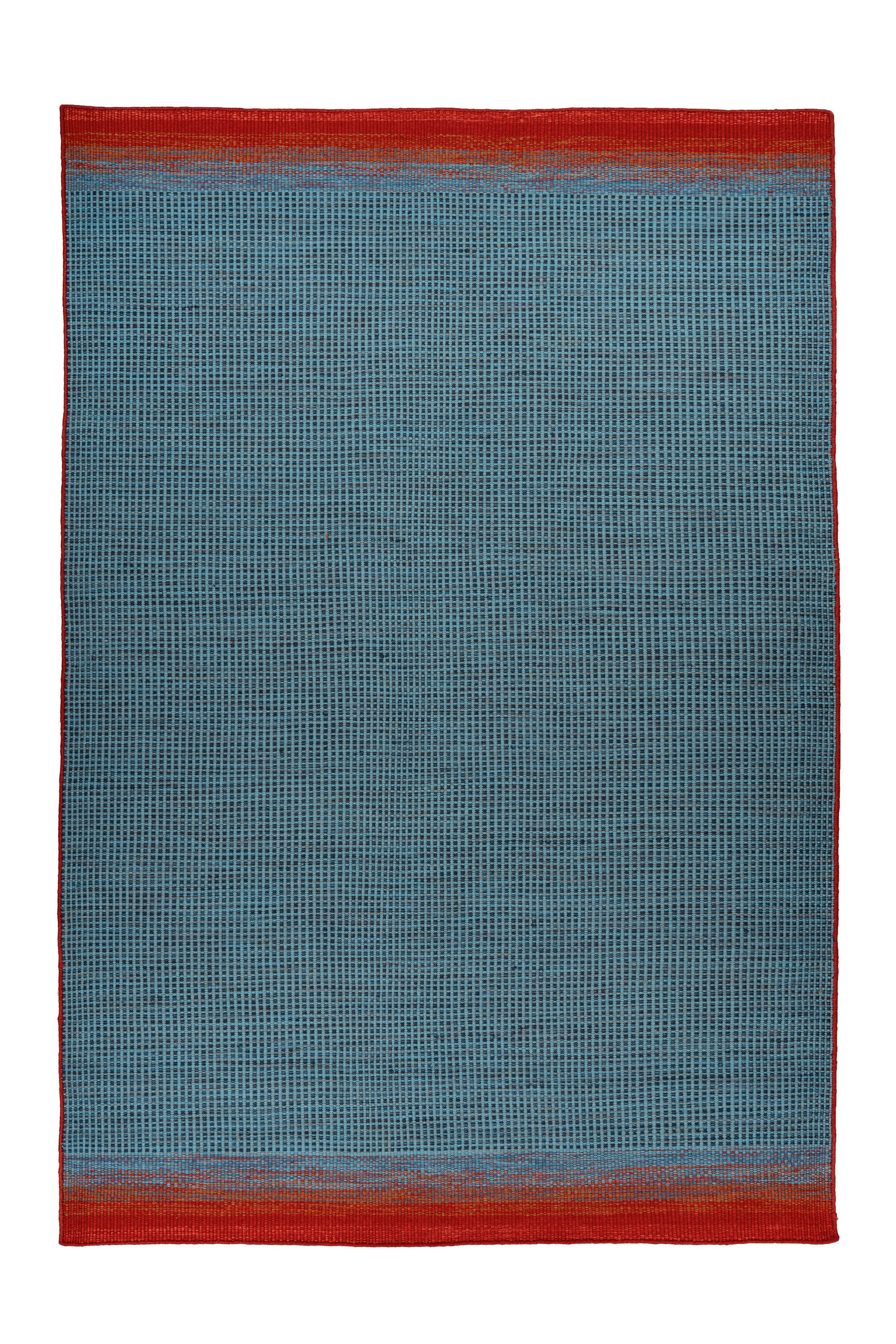HANDWEBTEPPICH Wohnzimmer 200/300 cm Blau rechteckig  - Blau, Basics, Textil (200/300cm) - Kayoom