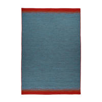 HANDWEBTEPPICH Wohnzimmer 200/300 cm Blau rechteckig  - Blau, Basics, Textil (200/300cm) - Kayoom