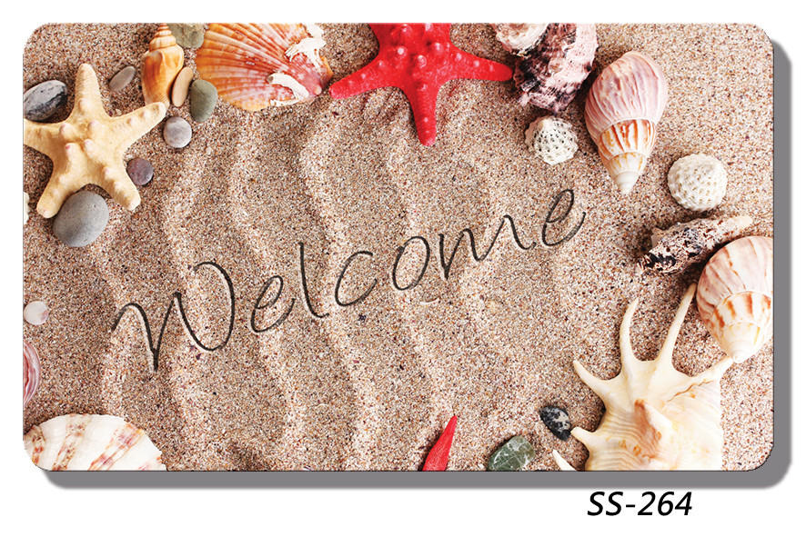 LÁBTÖRLŐ  - többszínű, Basics, műanyag (73,5/44/0,3cm)