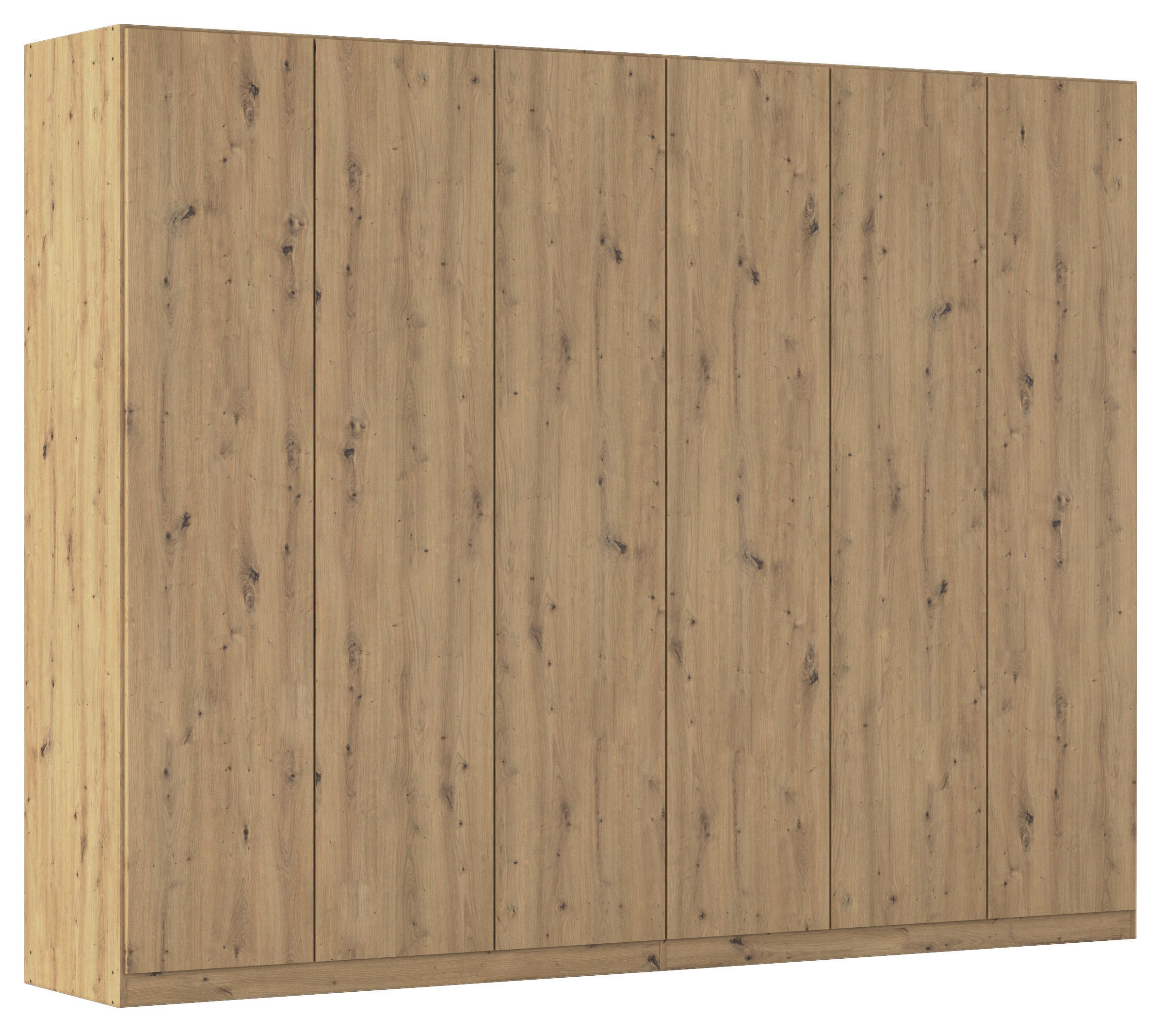 FALTTÜRENSCHRANK 271/210/54 cm 6-türig Eiche Artisan  - Eiche Artisan, Holzwerkstoff (271/210/54cm) - Rauch Möbel