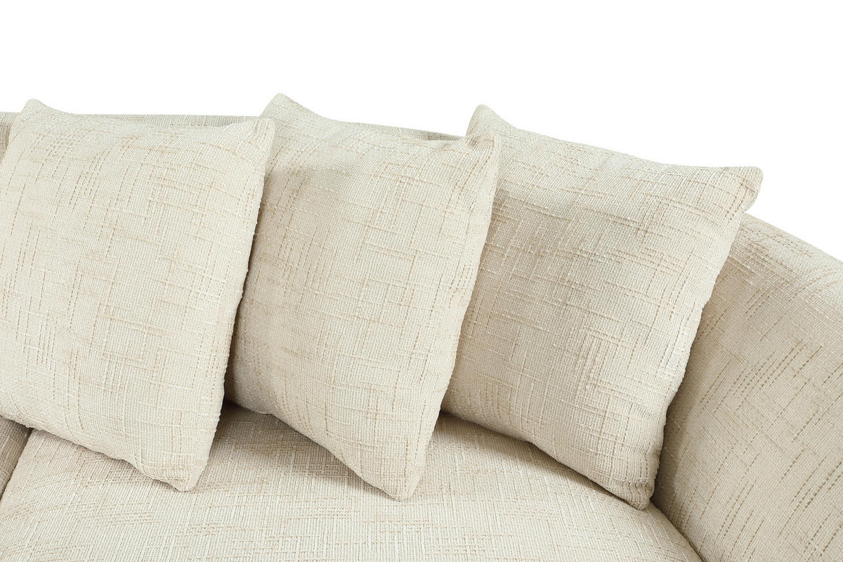 LOUNGESOFA 240/79/118 cm  - Beige, Design, Textil (240/79/118cm) - Carryhome