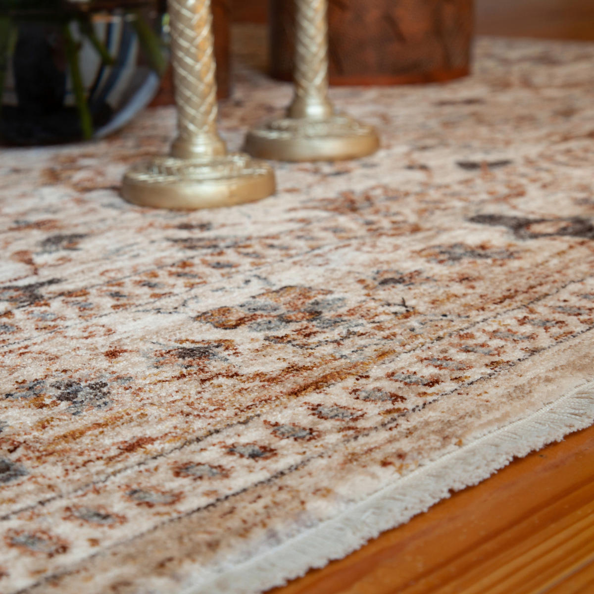 FLACHWEBETEPPICH 120/170 cm Beige  - Beige, Design, Textil (120/170cm) - Obsession