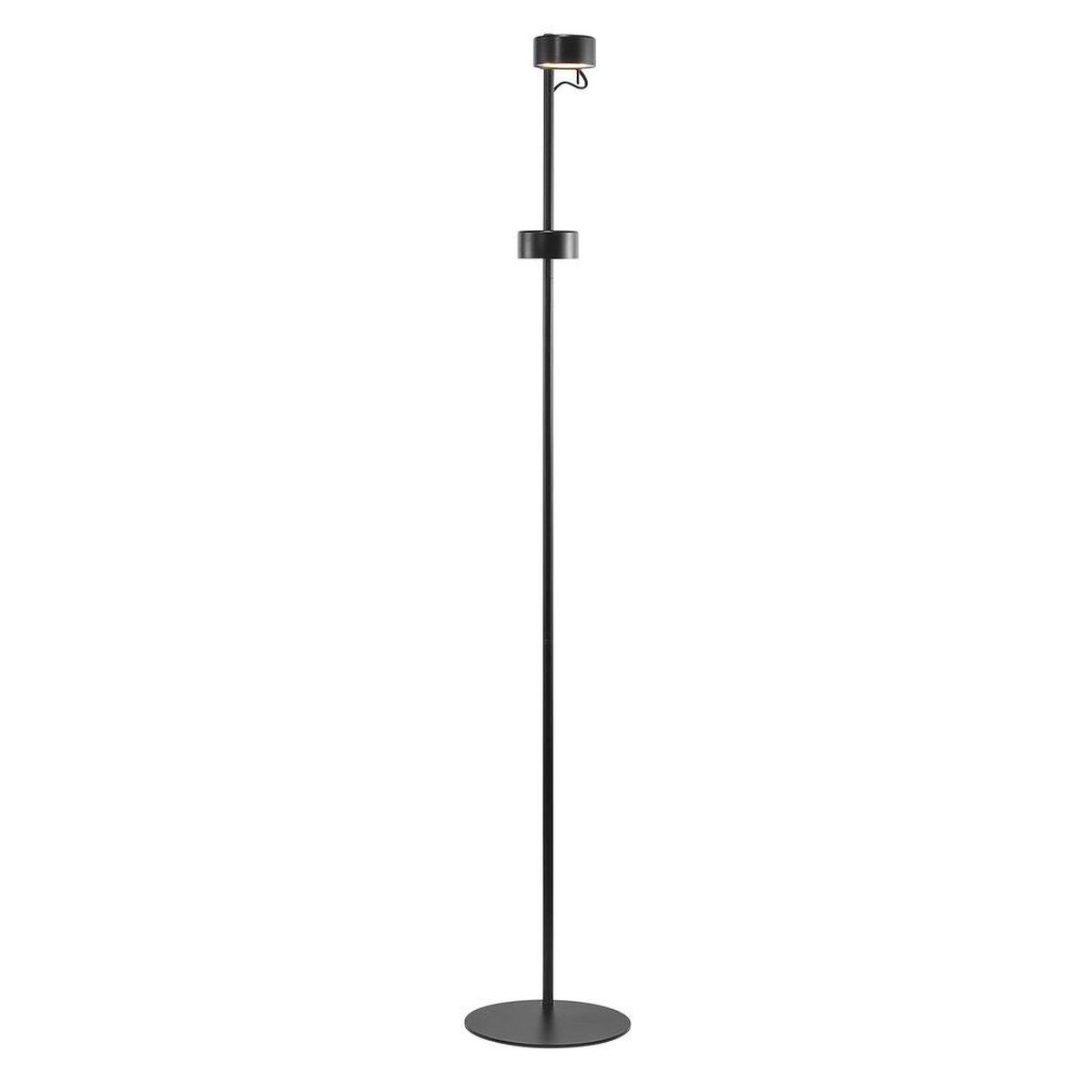 LED-STEHLEUCHTE CLYDE 26,6/138 cm   - Schwarz, Design, Metall (26,6/138cm) - Nordlux