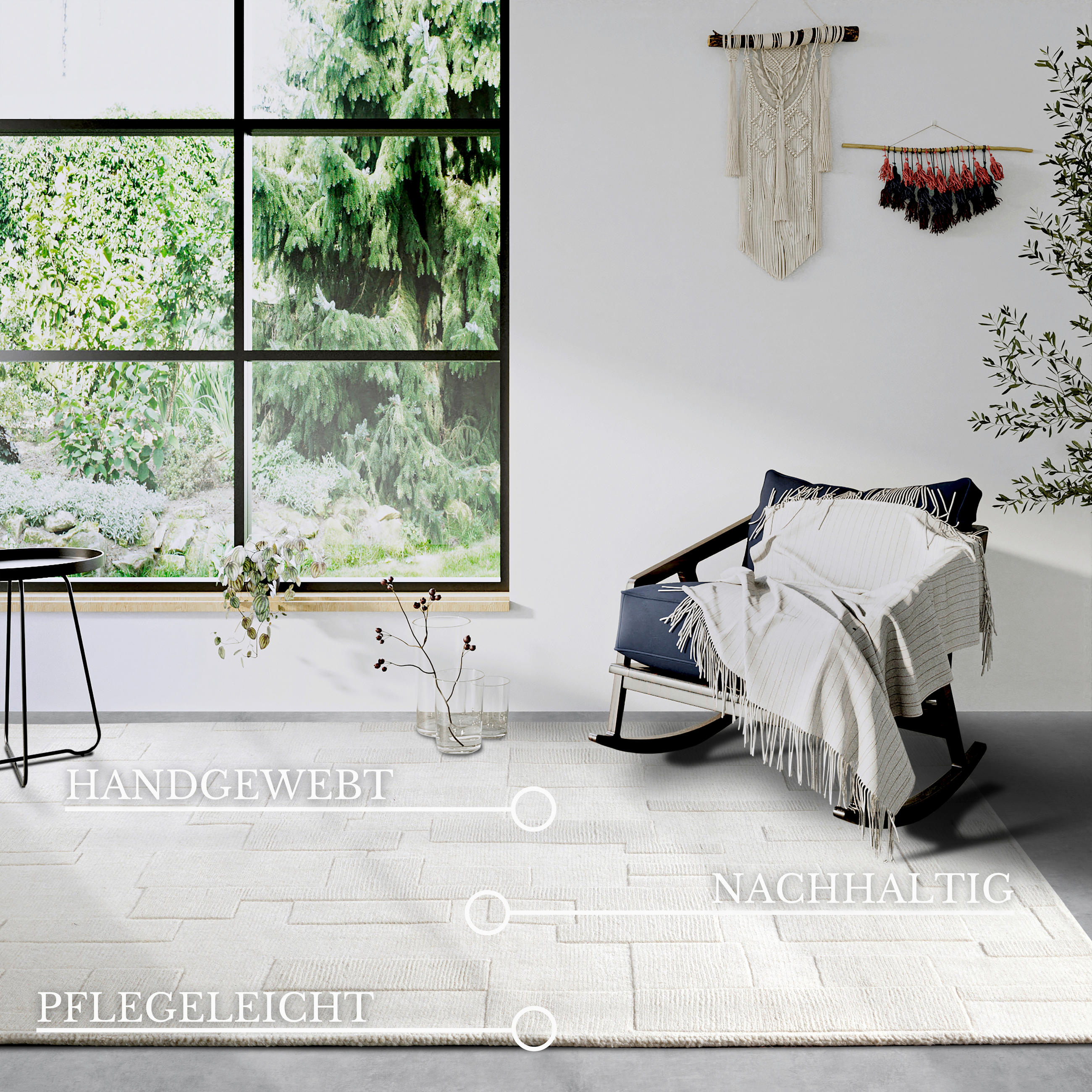 HANDWEBTEPPICH 80/150 cm Kollektion 1906 Creme  - Creme, Basics, Textil (80/150cm) - Villeroy & Boch