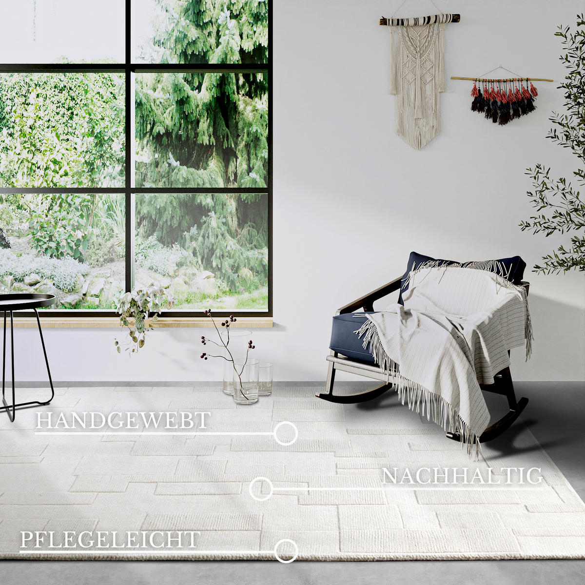 HANDWEBTEPPICH 160/230 cm Kollektion 1906 Creme  - Creme, Basics, Textil (160/230cm) - Villeroy & Boch