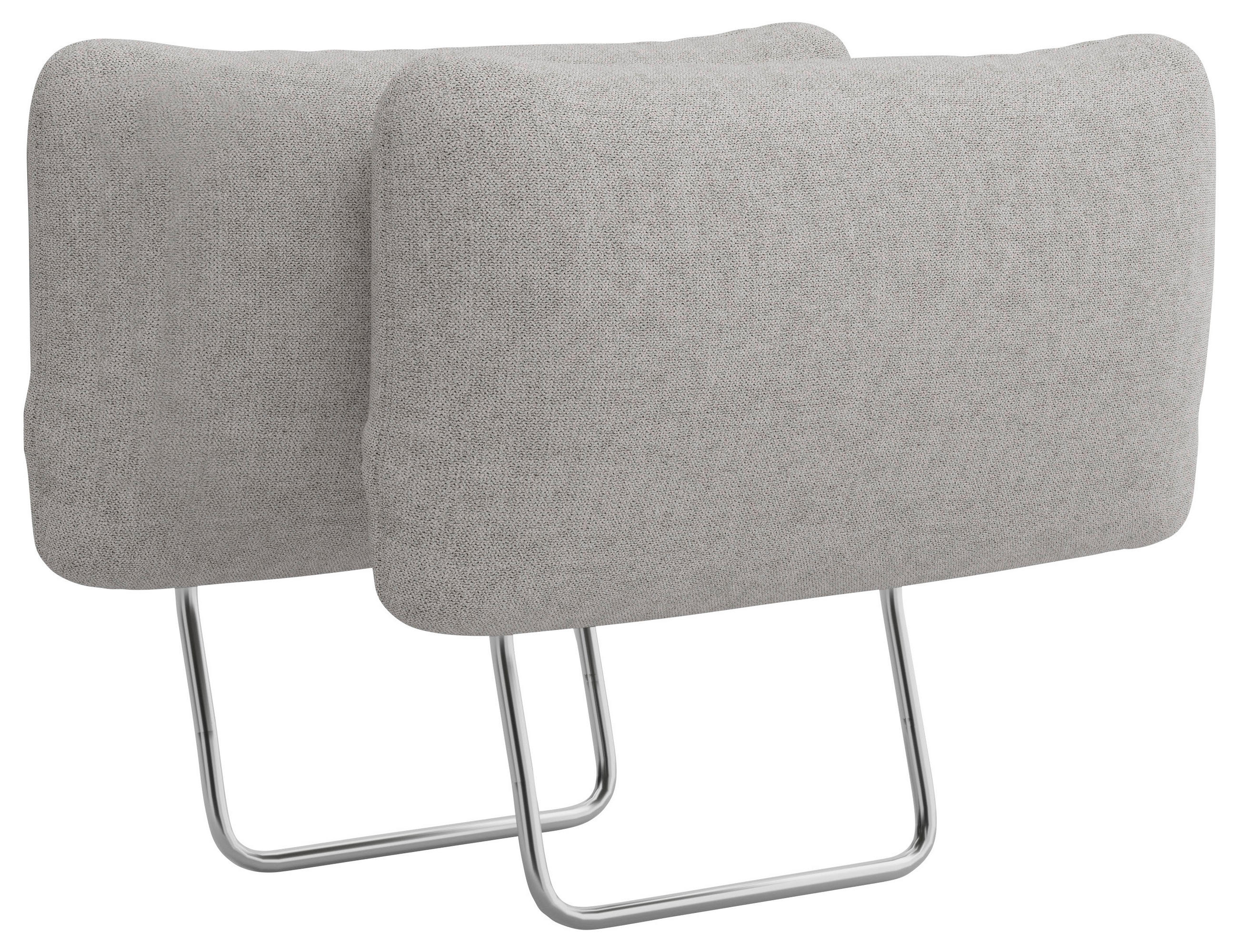 KOPFSTÜTZE - Hellgrau, KONVENTIONELL, Textil (50/25/12cm) - Sit & More