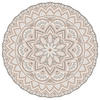 OUTDOORTEPPICH 80/80 cm  - Beige, Design, Kunststoff (80/80cm)