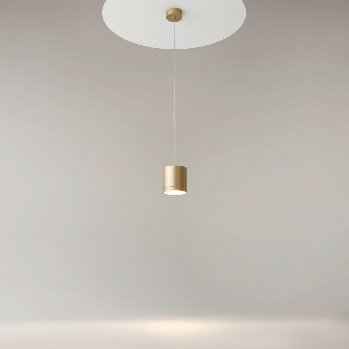 PENDELLEUCHTE Polar 8.2/108.5 cm  - Goldfarben, Design, Metall (8.2/108.5cm) - MAYTONI