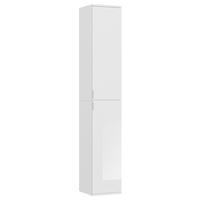 VÍCEÚČELOVÁ SKŘÍŇ, bílá, 32,5/193/37 cm - bílá/černá, Moderní, kov/kompozitní dřevo (32,5/193/37cm) - MID.YOU
