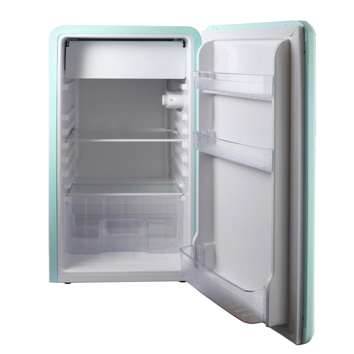 KÜHLSCHRANK 52690003/01  - Mintgrün, Basics, Glas/Kunststoff (44,5/49/78,5cm) - Atrigo