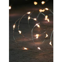 Lichterkette mit 40 LED´s 200 cm  - Silberfarben, Basics, Kunststoff/Metall (200cm)