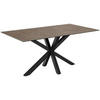 MATBORD i keramik 160/90/75,5 cm   - brun/svart, Trend, metall/keramik (160/90/75,5cm) - MID.YOU