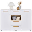 REGAL Eichefarben  - Eichefarben/Schwarz, KONVENTIONELL, Holzwerkstoff/Kunststoff (46/90/40cm) - Hom`in
