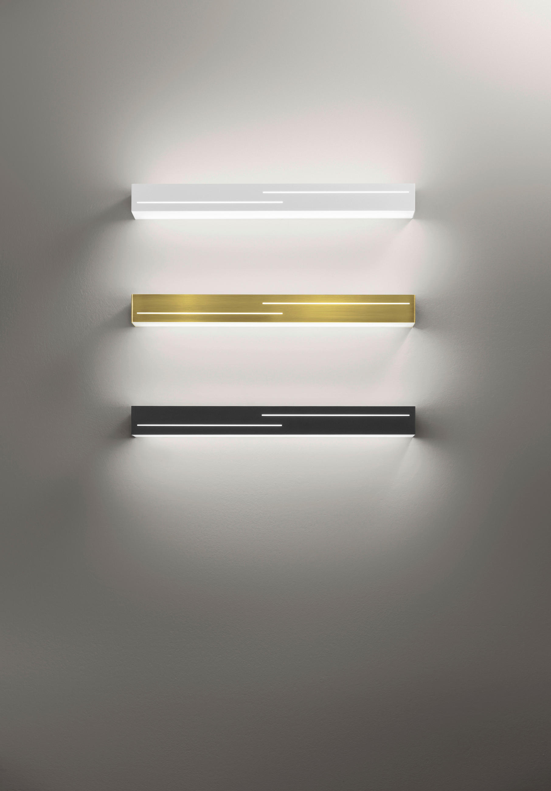 LED-WANDLEUCHTE 50,5/7/5 cm   - Anthrazit, Basics, Kunststoff/Metall (50,5/7/5cm) - Fabas Luce